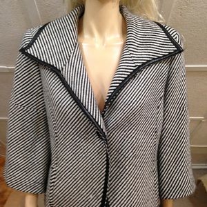 Vintage Jones of New York Black-White Coat (14)